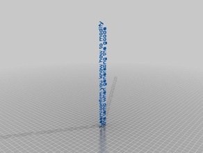 meine angepasste temp Kalibrierung Turm 3d-Druck-tests kundengebundene 3d print model - Mito3D