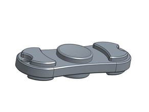 torqbar fidget spinner toy & game accessories edc 3d print model - Mito3D