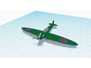 der spitfire Fahrzeuge 3d print model - Mito3D