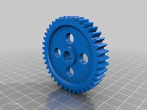 gear d57 d8 h10 tooth30 parts 3d print model - Mito3D