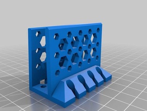 cable manager 18 4 office customized 3d print model - Mito3D