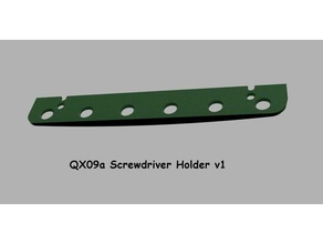 qx09 famille pegboard étagères de l'organisation des outils à main adaptateur crochet montage organisateur porte-outil 3d print model - Mito3D