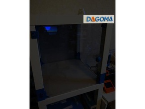 lettrage dagoma 3d yazıcı aksesuarları marka imprimante marque 3d print model - Mito3D