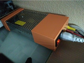 fuente de alimentación escudo dual conectores xt60 Impresora 3d las piezas anet a8 la cubierta tevo impresora tarántula 3d print model - Mito3D