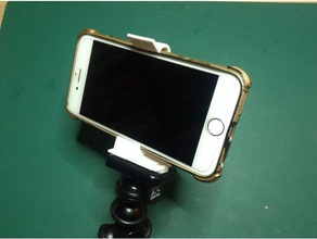 gorillapod grampo iphone6 tampa telefone celular a gopro iphone 6 caso do montagem de tripé em 3d print model - Mito3D