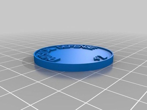 default coins & badges customized 3d print model - Mito3D