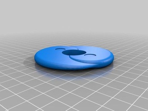 yin yang fidget giratório mecânico de brinquedos mão spinner 3d print model - Mito3D