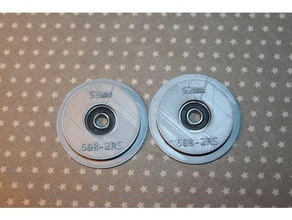 spool holder 52-53mm ball bearing 3d printer accessories 52mm 53mm 3d print model - Mito3D