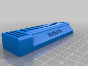 michelle 10 usb 3 sd organização personalizado 3d print model - Mito3D