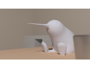 kiwi uccello La stampa 3d 3d print model - Mito3D