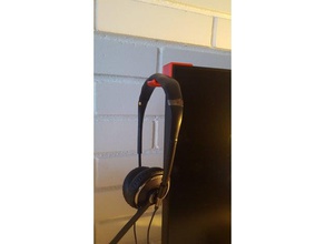 headset hook audio skype business 3d print model - Mito3D