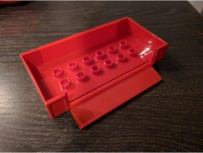 duplo vagón de la escotilla solapa juguetes mecánicos 3d print model - Mito3D