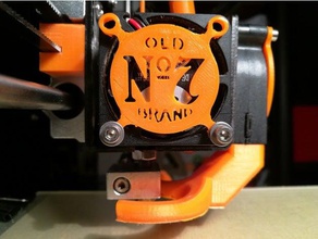 jack daniel's fan cover anet a8 3d printers 3d print model - Mito3D