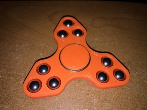 orbis fidget spinner gadgets edc toy everydaycarry fidget-toy hand public domain trispinner tri 3d print model - Mito3D