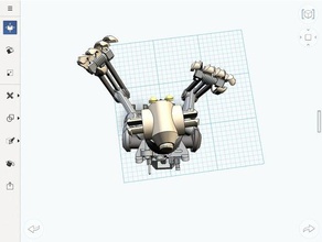 hantal robot 3d baskı 3d print model - Mito3D