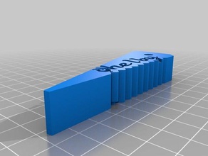 shelby cuña herramientas de mano personalizado 3d print model - Mito3D