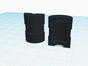 filtre filaman 3d yazıcı aksesuarları filament toz filtresi duster fliament 3d print model - Mito3D