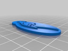 perruche un trousseau de clés porte-clés parrakeet parrot 3d print model - Mito3D