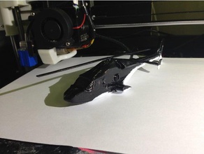 airwolf models helicopter 3d print model - Mito3D