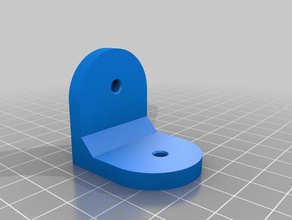 corner bracket halter household 3d print model - Mito3D