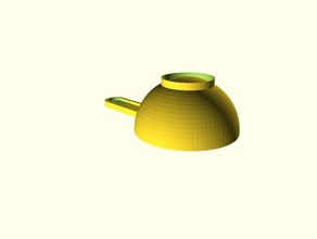 measuring cup kitchen & dining measurement tool openscad 3d print model - Mito3D