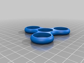 nickel tri fidget spinner toys & games 2robotguy everydaycarry makr fuller mr 3d print model - Mito3D
