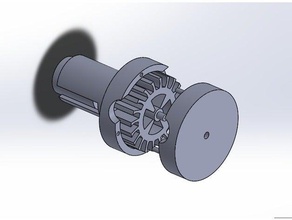 turbine de l'eau l'ingénierie l'énergie en mouvement pièces la puissance rotation 3d print model - Mito3D