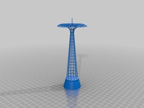 coney island torre per paracadutisti di 2 La stampa 3d 3d print model - Mito3D