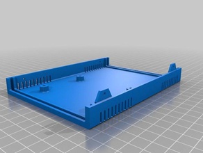 boby boîte de ver 3 - bas l'électronique personnalisé 3d print model - Mito3D