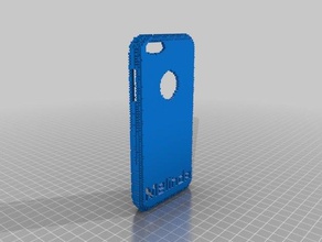 3d slash iphonecase3applehole 3d print model - Mito3D