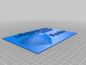 noiva sinais e logotipos personalizado 3d print model - Mito3D