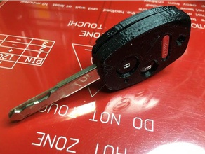 honda chave de habitação substituição w o tronco porta-ferramentas & caixas as chaves do carro 3d print model - Mito3D