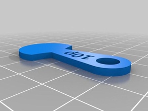 10p trolley token Haushalt versorgt kundengebundene 3d print model - Mito3D
