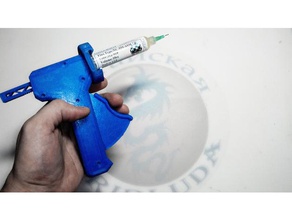 pistola de flujo la goma soldadura herramientas mano 3d print model - Mito3D