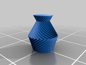 fancy spiral vase decor mode 3d print model - Mito3D