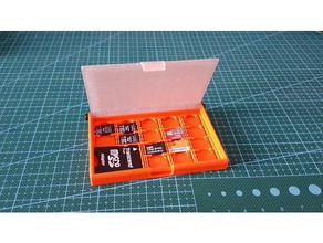 microsd card box camera gopro micro sd holder raspberry pi 3d print model - Mito3D