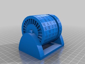 jefferson disque L'impression 3d thomas 3d print model - Mito3D