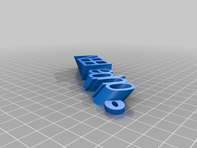 oupa ben -8 999 13 yükseklik bükülmüş organizasyon özelleştirilmiş 3D print model - Mito3D