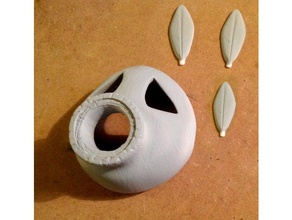 a lenda de zelda - majora mask do deku jogos majoras 3d print model - Mito3D