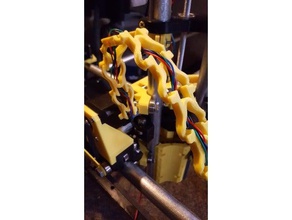 pla arraste cadeia alternativa Impressora 3d acessórios suporte de cabos cabo corrente ligação 3d print model - Mito3D