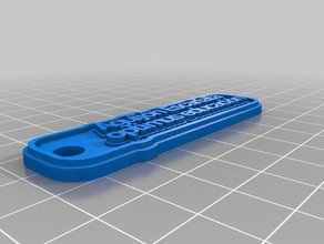 aguijon escarlata Schlüsselanhänger kundengebundene 3d print model - Mito3D