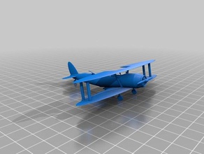 fairey swordfish veículos 3d print model - Mito3D