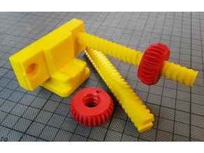 horizontal gedruckt Stangen anderen Maschine vise hand-Werkzeuge 3d print model - Mito3D