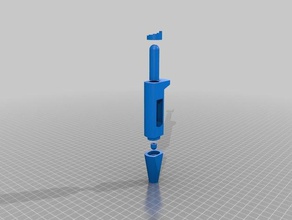 meine angepasste biropette anpassbare high precision pipette Biologie kundengebundene 3d print model - Mito3D