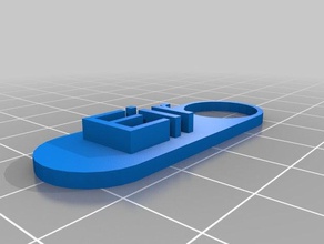 eır isim etiketi Anahtarlık özelleştirilmiş 3d print model - Mito3D