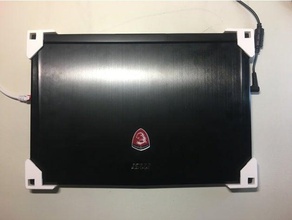 protector de laptop gs73 equipo 3d print model - Mito3D