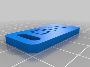 chil organización personalizado 3d print model - Mito3D