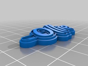 ollie Anahtarlık özelleştirilmiş 3d print model - Mito3D