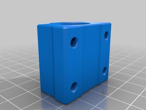 scs-8uu travesseiro rolamento de blocos Impressora 3d peças bloco linear lm8uu titular pillow block 3d print model - Mito3D