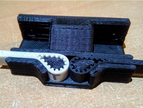 y belt holder prusa i3 rework 15 no tie 3d printer parts gt2 prusai3 3d print model - Mito3D